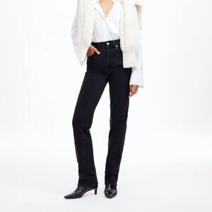 Madewell Black Straight Leg Jeans